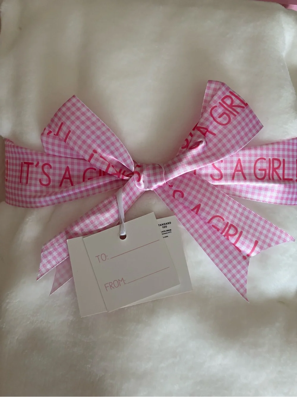 Born 2026 Baby Girl Blanket - Picture 3 of 4